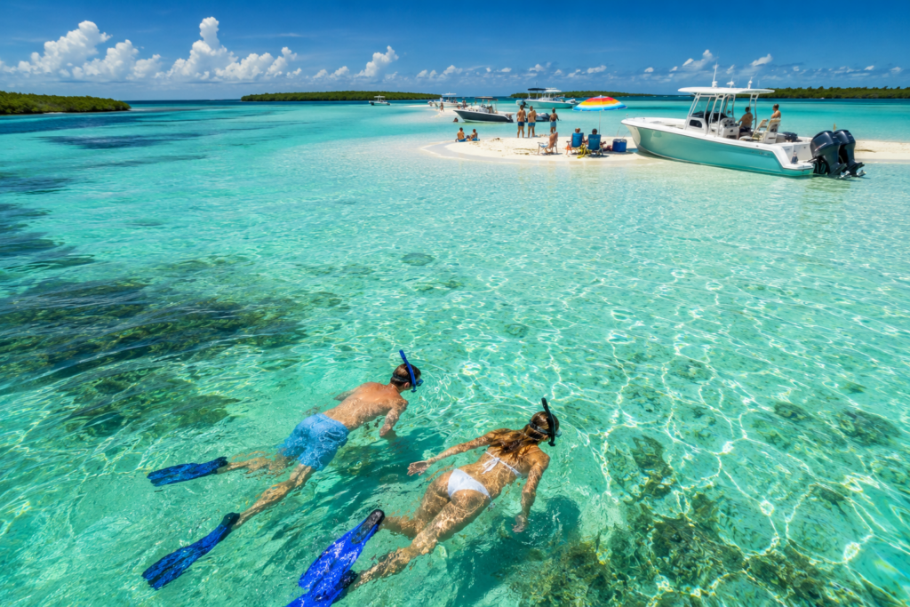 Florida Keys snorkeling and sandbar